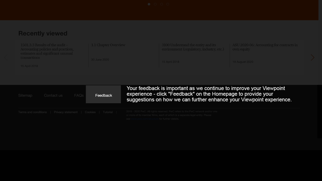 feedback option